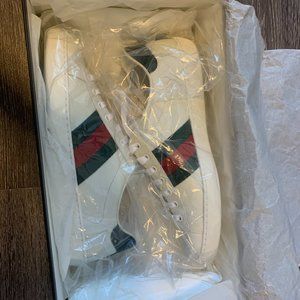 GUCCI New Ace Leather Sneakers